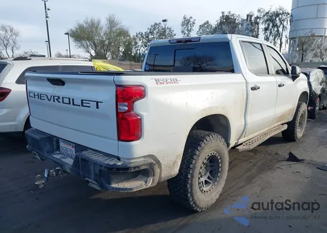 2021 Chevrolet Silverado 1500 4Wd Short Bed Lt Trail Boss z USA, uszkodzony, nr VIN 3GCPYFEDXMG105720